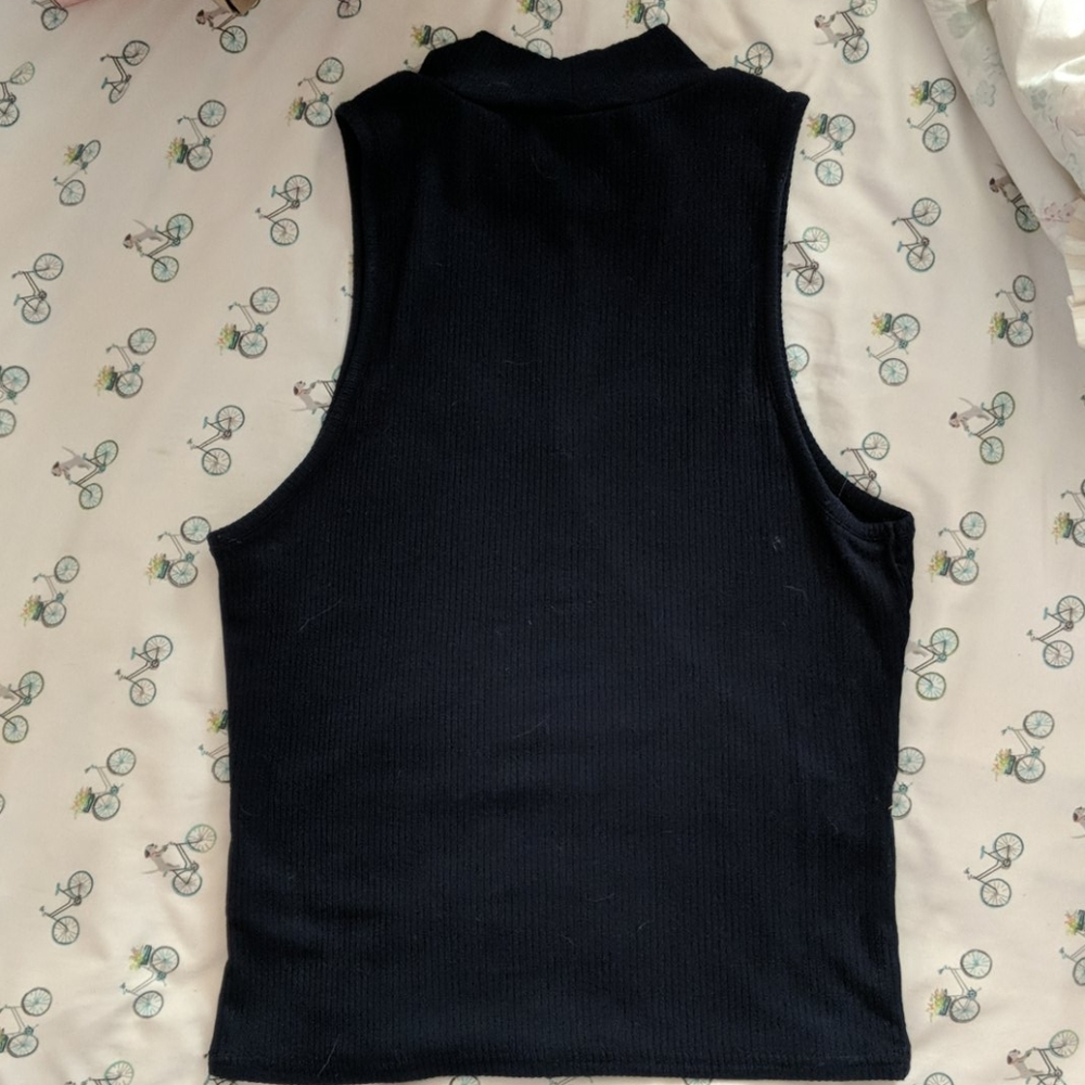 Navy Knit Top - Picture 2 of 2